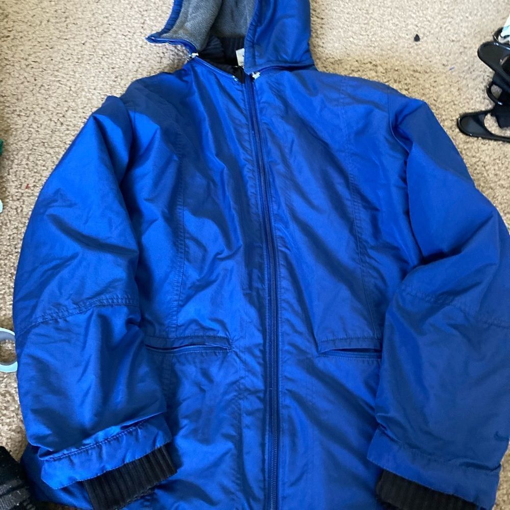 Vintage Nike Womens Blue Winter Jacket Coat